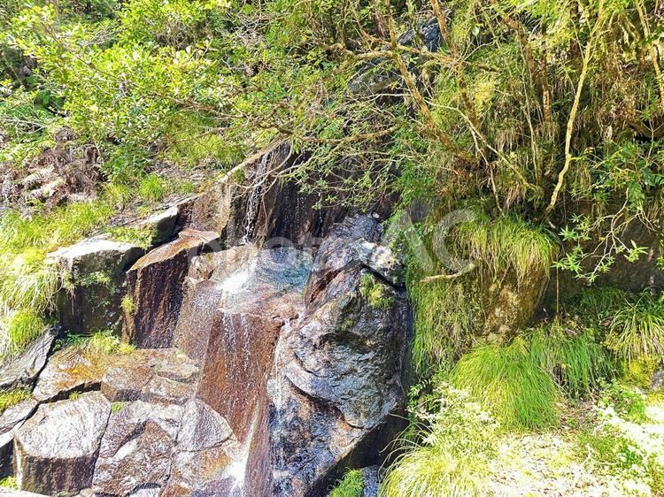 川　山　自然　田舎 河川敷,春,川の写真素材