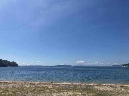 浜辺 浜辺 海,海岸,夏の写真素材