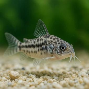 【熱帯魚】水槽内のコリドラス・ペロータス 【熱帯魚】水槽内のコリドラス・ペロータスの写真