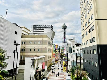 大阪・新世界の街並み 大阪・新世界の街並み 大阪,新世界,通天閣の写真素材