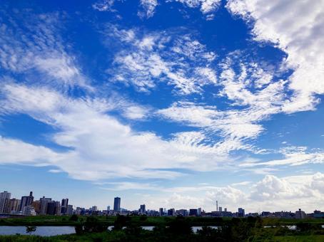 夏空 夏空の写真