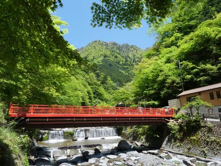 梅ヶ島温泉から望む八紘嶺 梅ヶ島温泉から望む八紘嶺 八紘嶺,早川町,静岡市の写真素材