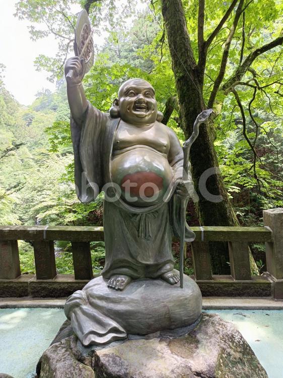 榛名神社の仏像 群馬,榛名山,榛名神社の写真素材