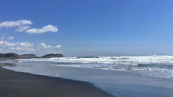 空と海岸 空と海岸の写真