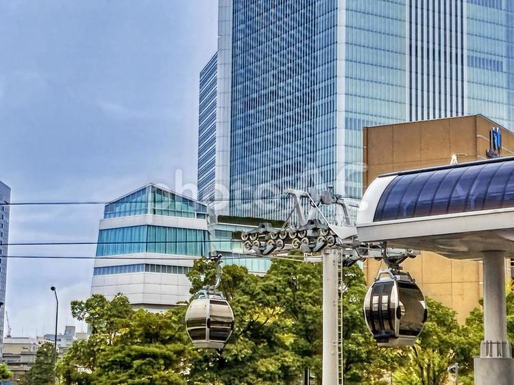 桜木町ロープウェイ ロープウェイ,ゴンドラ,みなとみらいの写真素材