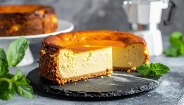 バスク風チーズケーキ バスク風チーズケーキの写真