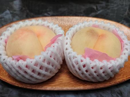 桃 モモ,ピーチ,果物の写真素材