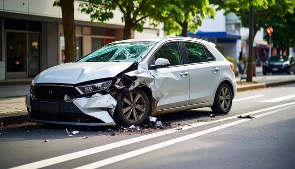 交通事故車 交通事故車の写真