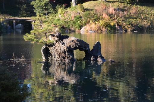 六義園の風景 六義園の風景の写真