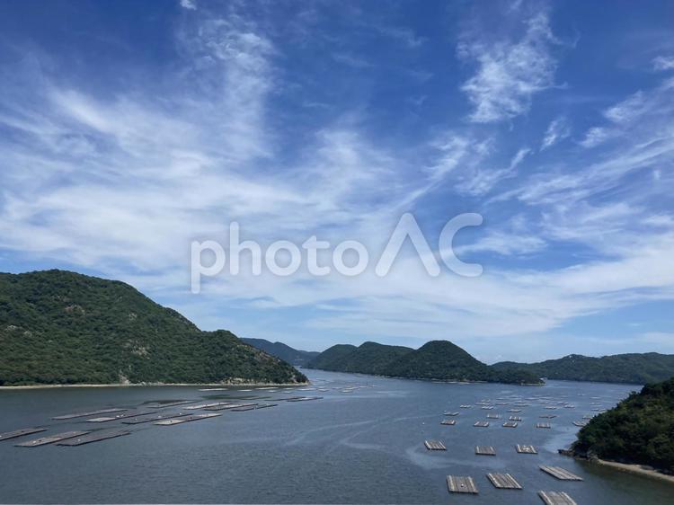 瀬戸内　牡蠣の養殖 牡蠣,カキ,養殖の写真素材