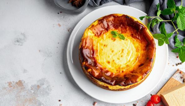 バスク風チーズケーキ バスク風チーズケーキの写真
