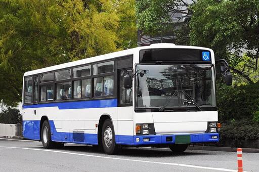 いすゞエルガ　路線バス　 夜行バス,高速バス,旅行の写真素材