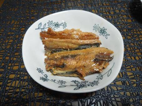 さんまかば焼き4 さんまかば焼き4 サンマ,かば焼き,缶詰の写真素材