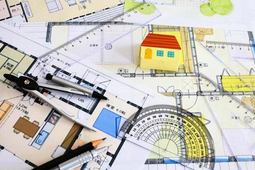 マイホーム 住宅設計 間取り図 マイホーム 住宅設計 間取り図 マイホーム,住まい,間取り図の写真素材