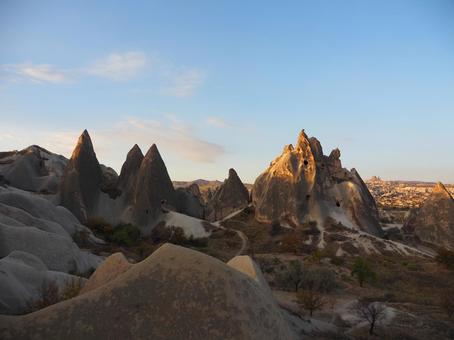 カッパドキア カッパドキア,気球,トルコの写真素材