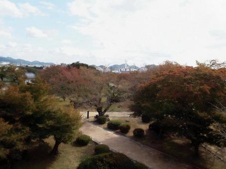 【風景写真】姫路城天守閣からの眺め 【風景写真】姫路城天守閣からの眺めの写真