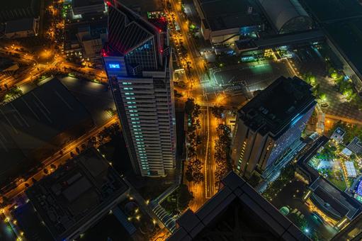 都市夜景 都市夜景の写真