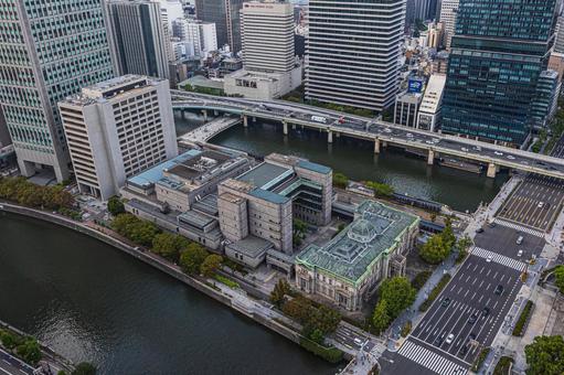 都市景観 都市景観 ステーションワン,淀屋橋,大阪の写真素材