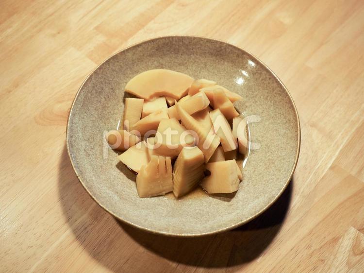 春の味覚　美味しそうな筍の煮物 たけのこ,タケノコ,煮物の写真素材