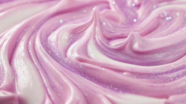 背景　ピンクと白色渦巻の写真