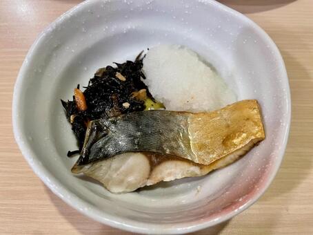 さば サバ,大根おろし,和食の写真素材