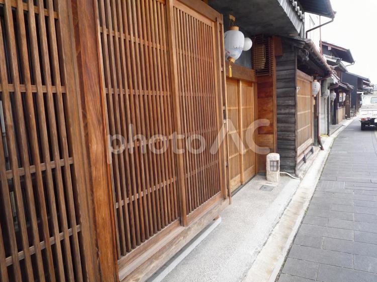 街並 古民家,和風,岐阜県の写真素材