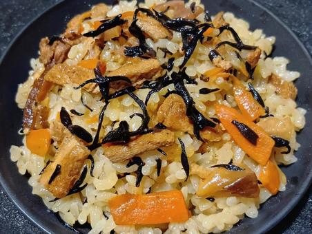 ひじき五目御飯 ひじき五目御飯 ひじき五目御飯,食べ物,料理の写真素材