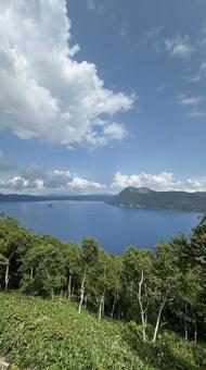 摩周湖(縦) 摩周湖(縦)の写真