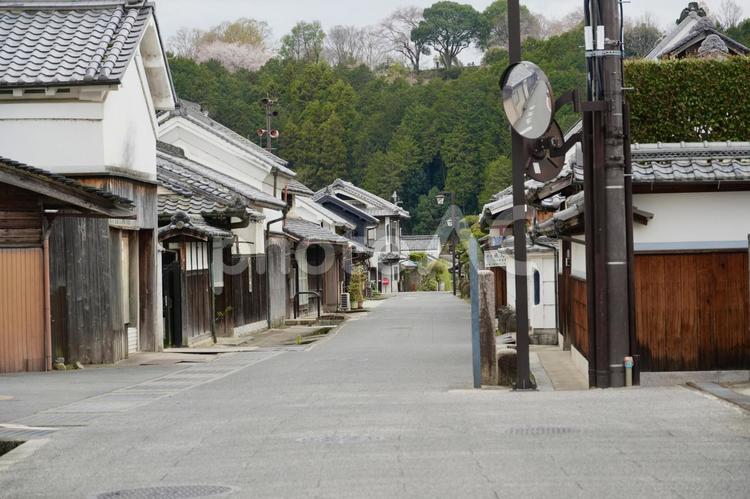 飛鳥集落③ 明日香村,飛鳥集落,街並みの写真素材