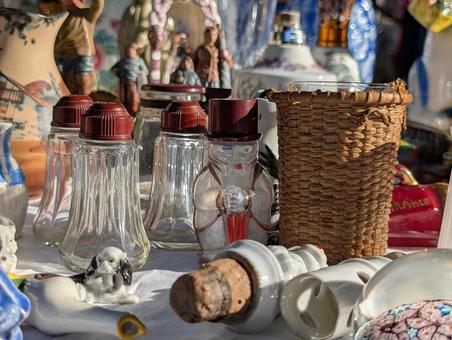 蚤の市 パリ,フランス,ヨーロッパの写真素材