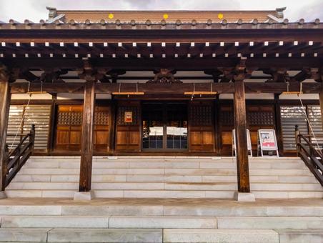 星顕山如来寺に合掌 星顕山,如来寺,合掌の写真素材