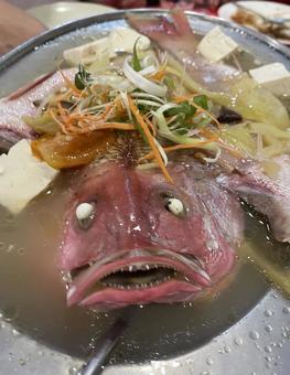 魚のスープ 東南アジア,マレーシア,ミリの写真素材