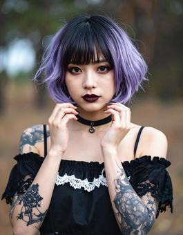 地雷系女子・憂鬱なむらさきさんは見つめる 地雷系女子・憂鬱なむらさきさんは見つめるの写真