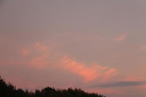 ある日の夕焼け ある日の夕焼けの写真