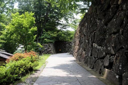 日本百名城、小諸城跡の石垣、長野県 日本百名城、小諸城跡の石垣、長野県 小諸城,長野県,小諸市の写真素材
