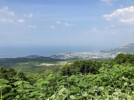 毛無山展望所からの眺望3 毛無山展望所からの眺望3 北海道,展望台,景勝地の写真素材
