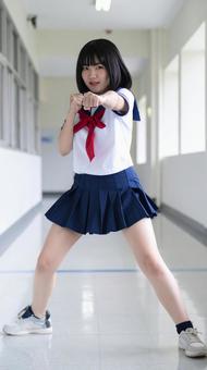 闘う女子高生 闘う女子高生の写真