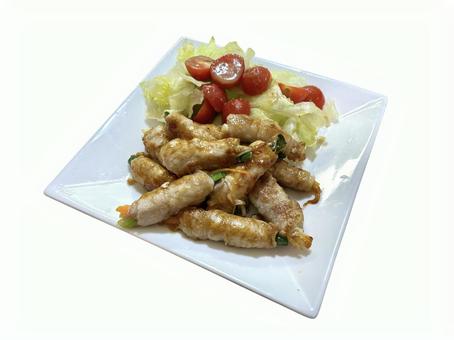 肉巻き 肉巻き 肉巻き,野菜巻き,野菜の写真素材