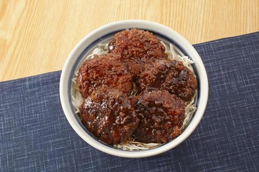 ソースかつ丼 ソースかつ丼 ソースかつ丼,丼,どんぶりの写真素材