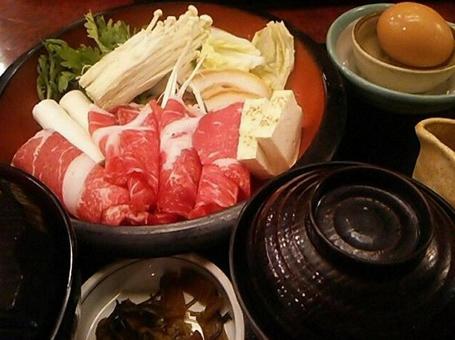 Sukiyaki, food, side dish, pot, JPG