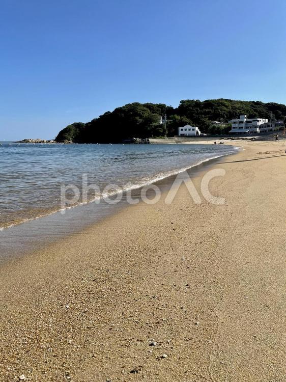 篠島の美しいビーチ 015（愛知県・知多郡篠島） ビーチ,海岸,波打ち際の写真素材