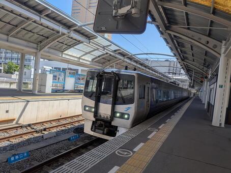 8000系　貫通側 jr四国,マリンライナー,8000系の写真素材