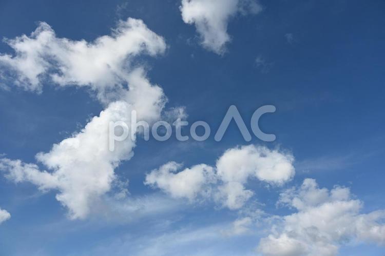 空と雲の背景素材 雲,空,背景の写真素材