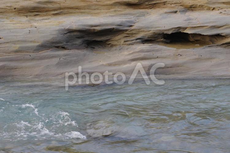 台風の後生まれた新しい地形 地形,自然,風景の写真素材