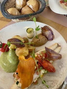 フランス料理 フランス料理 フランス料理,魚,白身魚の写真素材