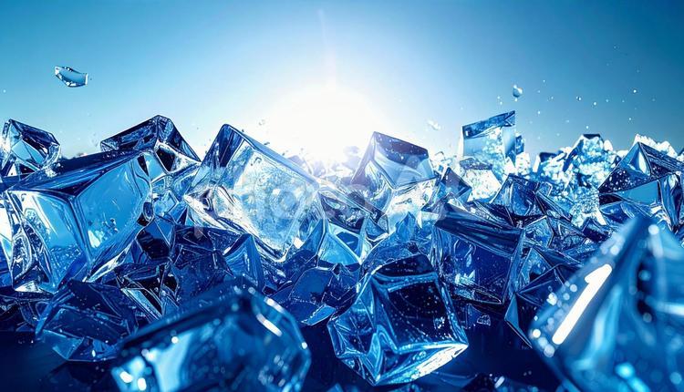 細かく砕かれた氷 氷,アイス,クールの写真素材