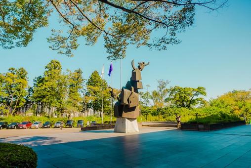 【宮城】仙台市博物館 【宮城】仙台市博物館 宮城,仙台,観光の写真素材
