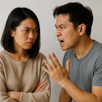 夫婦喧嘩 夫婦喧嘩の写真