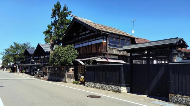増田の町並み(秋田県横手市) 蔵,街並み,風景の写真素材
