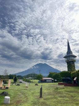有島記念館 有島記念館 羊蹄山,蝦夷富士,北海道の写真素材